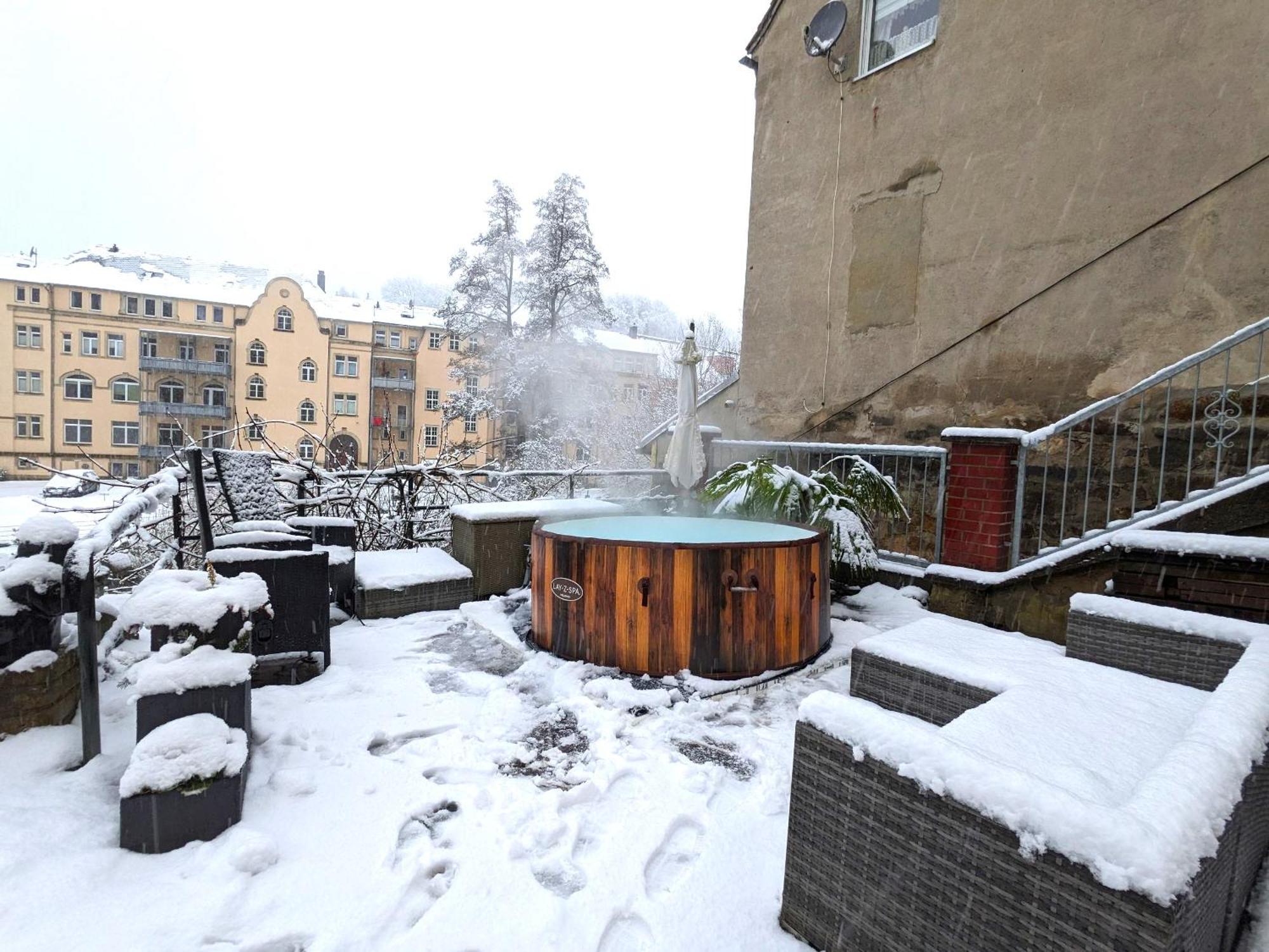 Hw4B - Urlaubsmagie - Zentral Mit Gemeinschaftsgarten, -Pool, -Sauna & Whirlpool Зебніц Екстер'єр фото